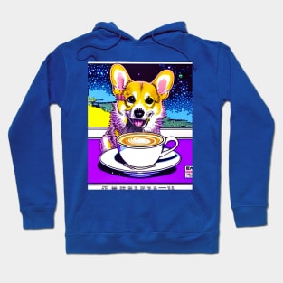 Corgi And Coffee Hoodie